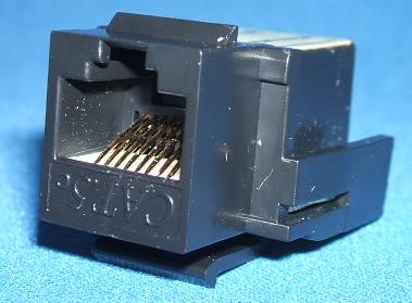 Image of RJ45 Panel/chassis mounting coupler CAT5e (socket to socket)