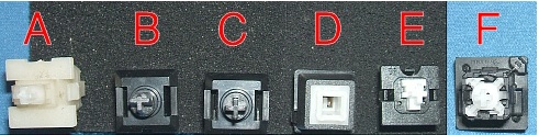 Image of BBC Master128 Keyboard Key Switch (S/H)