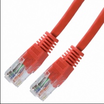 Image of Ethernet 10/100bT RJ45 Cat5e Cable/lead (Red) (2m)