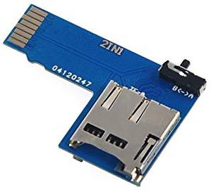 Image of Two microSD card to microSD adaptor (Switchable)