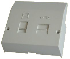 Image of Faceplate splitter (Microfilter for ADSL) for BT Master Socket NTB5/NTE5