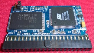 Image of 512MB PATA to IDE Flash Drive (44way female IDE connector) Vertical mounting (S/H)