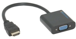 Image of HDMI to SVGA Converter, Captive HDMI cable/lead