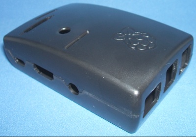 Image of Moulded Case/Enclosure for Model B Raspberry Pi 2, 3 and Pi 1 Model B+ (Black)