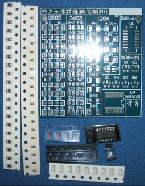 Image of Surface mount soldering practice board