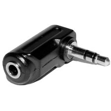 Image of 3.5mm Stereo (Right Angle) adaptor Male to Female